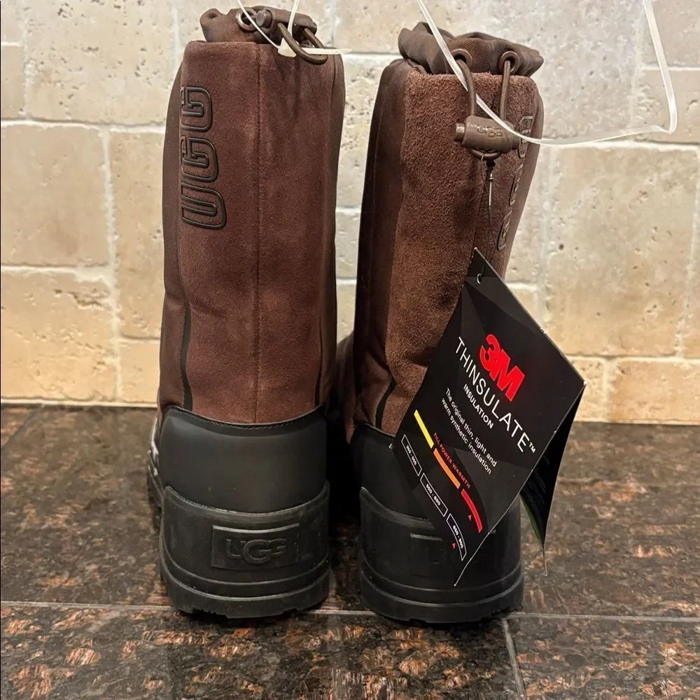 NWT UGG Classic Klamath Cedar Suede Textile Waterproof Snow Boots
